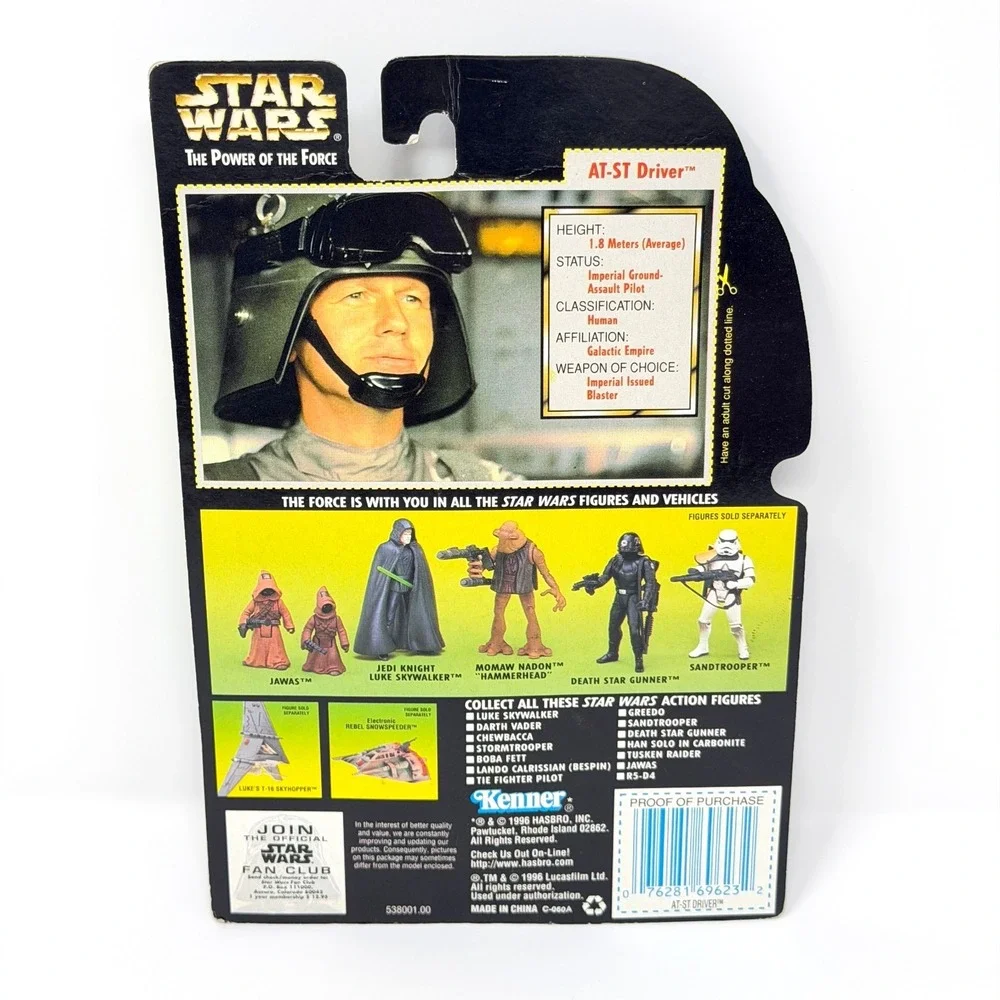 Star Wars POTF2 Darth Vader AT-ST Driver Kenner Figure Lot 1995 1996 Sealed